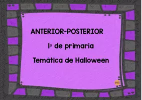 Vista previa - Refuerzo / NEE / Materiales de apoyo - ANTERIOR y POSTERIOR HASTA 50 DE TEMÁTICA DE HALLOWEEN - Portada