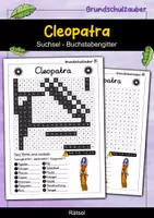 Vorschau - Arbeitsblätter - Cleopatra Suchsel - Buchstabengitter - Deckblatt