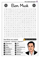 Vorschau - Spiele - Elon Musk Suchsel - Buchstabengitter - Seite 1