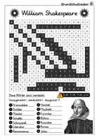 Vorschau - Spiele - William Shakespeare Suchsel - Buchstabengitter - Seite 2
