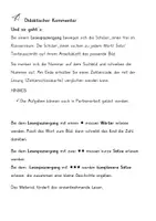 Vorschau - Arbeitsblätter - Lesespaziergang. Märchenwald 3-fach differenziert - Seite 1