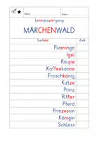 Vorschau - Arbeitsblätter - Lesespaziergang. Märchenwald 3-fach differenziert - Seite 2