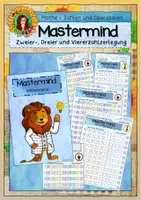 Vorschau - Arbeitsblätter - Mastermind-Zahlzerlegung - Deckblatt