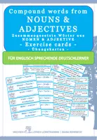 Vorschau - Lehrpläne/Lehrermaterial - DaF / DaZ Englisch Zusammengesetzte Wörter Nomen und Adjektiv Übungskarten - Deckblatt
