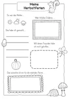 Vorschau - Arbeitsblätter - Meine Herbstferien - Herbst - zum selbst Ausfüllen & Gestalten - Seite 2