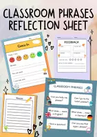 Vorschau - Arbeitsblätter - Classroom Phrases and Feedback - Deckblatt