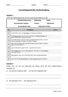 Vorschau - Arbeitsblätter - LK Großschreibung (inkl. Lösungen) - Deckblatt