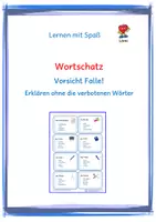 Vorschau - Spiele - Wortschatz: Vorsicht Falle - Schule - Deckblatt