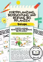 Vorschau - Arbeitsblätter - Fortpflanzung, Befruchtung und Reifung bei Pflanzen - Deckblatt