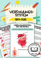 Vorschau - Arbeitsblätter - Verdauungssystem des Menschen - Einführung - Deckblatt