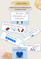 Vorschau - Unterrichtsreihen - Reihentransparenz zur Zahlzerlegung mit Vorlagenlink - Deckblatt