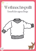 Vorschau - Mal- und Bastelvorlagen - Malvorlage und Bastelvorlagen Weihnachten Sekundarstufe Vertretung Kunst - Seite 1