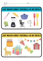 Vista previa - Hojas de trabajo - ¿Qué imagen sobra? ¡Encuéntralo! - Portada