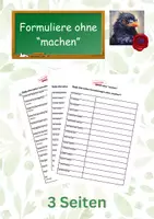 Vorschau - Interaktives Material - Formuliere ohne machen ausfüllbare pdf - Deckblatt