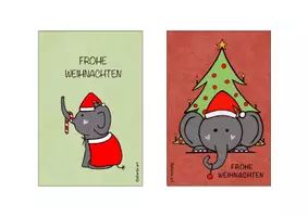 Vorschau - Bildkarten - Weihnachtskarten Elefantenklasse Weihnachten - Seite 3