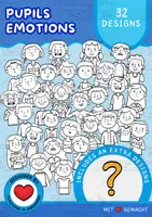 Προεπισκόπηση - Clipart / Γραφήματα - Μαθητές συναισθήματα | 32 μαθητές Clipart | Μαύρο και άσπρο - Εξώφυλλο