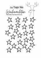 Vorschau - Arbeitsblätter - 2er Kartenset -24 Tage bis Weihnachten - Deckblatt
