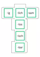 Vorschau - Spiele - Spiel Adjektive bilden - Seite 1