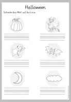 Vorschau - Arbeitsblätter - #happyhalloween23 DAZ Halloween Arbeitsheft differenziert Klasse 1/2 - Seite 3