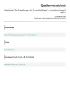 Vorschau - Arbeitsblätter - Arbeitsblatt "Die Auswirkungen des Ersten Weltkriegs" + interaktive Lösung & MP3 + - Seite 1