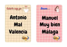 Vorschau - Aufgabenkarten - Tarjetas busca tu pareja nombre, que tal, ciudad - Seite 3
