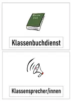Vorschau - Bildkarten - Bildkarten Klassendienste - Seite 1