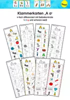 Vorschau - Stationenlernen - Klammerkarte akustische Analyse "Aa" - Deckblatt