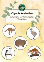 Vorschau - selbst erstellte Cliparts/Grafiken - Cliparts Australien (private und kommerzielle Nutzung) - Deckblatt