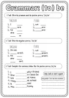 Vorschau - Arbeitsblätter - Materialpaket 1: English Grammar 1- Klasse 5 - Seite 1