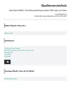 Vorschau - Poster - Zwei kleine Wölfe | Text Akkorde Bodypercussion | QR-Code zum Video - Seite 1