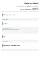 Vorschau - Arbeitsblätter - Literaturtest zu "König Ödipus" von Sophokles - Seite 1