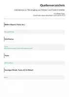 Vorschau - Arbeitsblätter - Literaturtest zu "Die Jungfrau von Orleans" von Friedrich Schiller - Seite 1
