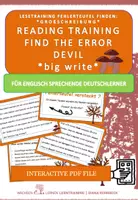 Vorschau - Fördermaterial/Inklusion - DaF / DaZ Englisch Herbst Fehlerteufel Großschreibung - Seite 1