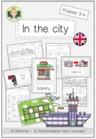Vorschau - Unterrichtsreihen - In the city (Englisch Grundschule Material Klasse 3-4) - Deckblatt