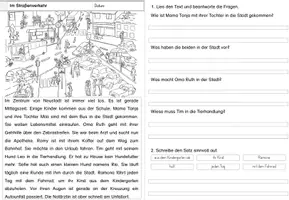 Vorschau - Arbeitsblätter - Leseverständnis zum Wimmelbild "Im Straßenverkehr" - Seite 3
