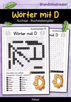 Vorschau - Arbeitsblätter - Wörter mit D Suchsel - Buchstabengitter - Deckblatt