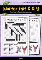 Vorschau - Spiele - Wörter mit X & Y Suchsel - Buchstabengitter - Deckblatt