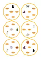 Vista previa - Juegos / Gamificación - Juego de vocabulario HALLOWEEN _Símbolo común (English) - página 3