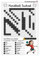 Vorschau - Spiele - Handball Suchsel - Buchstabengitter - Seite 2