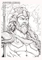 Vorschau - Arbeitsblätter - Malvorlagen Lateinunterricht (antike Götter/ Mythologie) - Seite 3