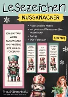 Vorschau - Mal- und Bastelvorlagen - Lesezeichen mit positiven Affirmationen über Nussknacker - Seite 1