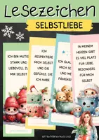 Vorschau - Mal- und Bastelvorlagen - Lesezeichen mit positiven Affirmationen über Selbstliebe mit niedlichen Motiven - Seite 3