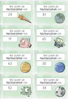 Vorschau - Arbeitsblätter - Orientierung im Zahlenraum 100, Nachbarzahlen, Kartei, Rechenspaziergang Zahlen bis Einhundert, Vorgänger, Nachfolger - Seite 3