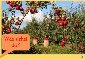 Vorschau - Mal- und Bastelvorlagen - Apfel - gepunktet - Herbst Klasse 1, 2 - Seite 3