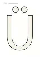 Vorschau - Arbeitsblätter - Buchstabe Umlaut Ü / ü 10 Arbeitsblätter + Stationenlernen - Seite 1