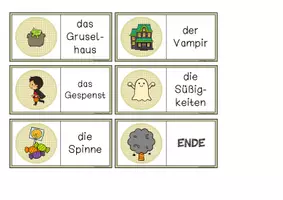 Vorschau - Arbeitsblätter - Halloween - Legespiel - Seite 2