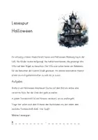 Vorschau - Arbeitsblätter - Lesespur Halloween differenziert 3. Klasse 4. Klasse - Seite 2