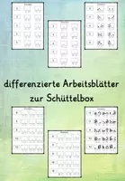 Vorschau - Arbeitsblätter - Zahlzerlegung im ZR 10 - differenzierte Aufgaben - Schüttelbox - Deckblatt