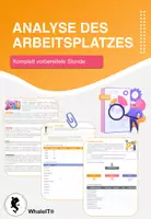 Vorschau - Arbeitsblätter - Analyse des Arbeitsplatzes - Komplett vorbereitete Stunde - Deckblatt