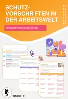 Vorschau - Arbeitsblätter - Schutzvorschriften in der Arbeitswelt - Komplett vorbereitete Stunde - Deckblatt